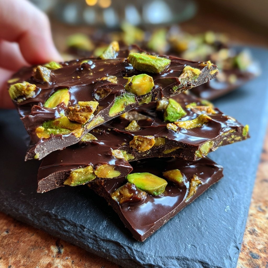 Chocolate Pistachio Bark