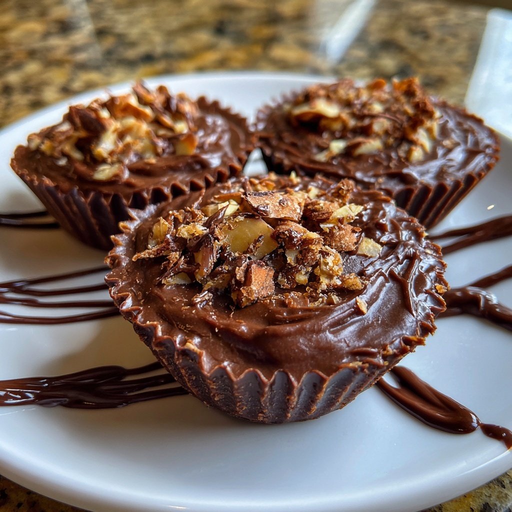 Chocolate Almond Butter Snack Cups
