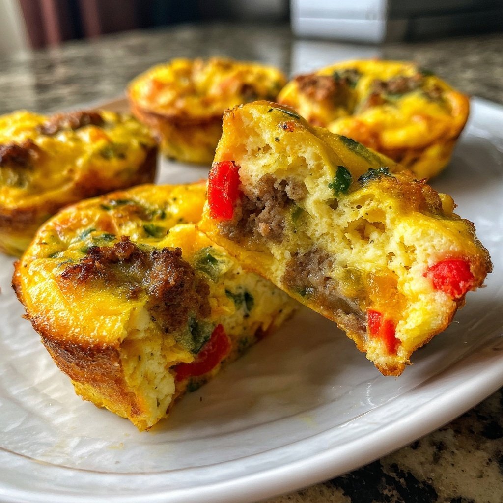 Keto Sausage Egg Breakfast Muffins