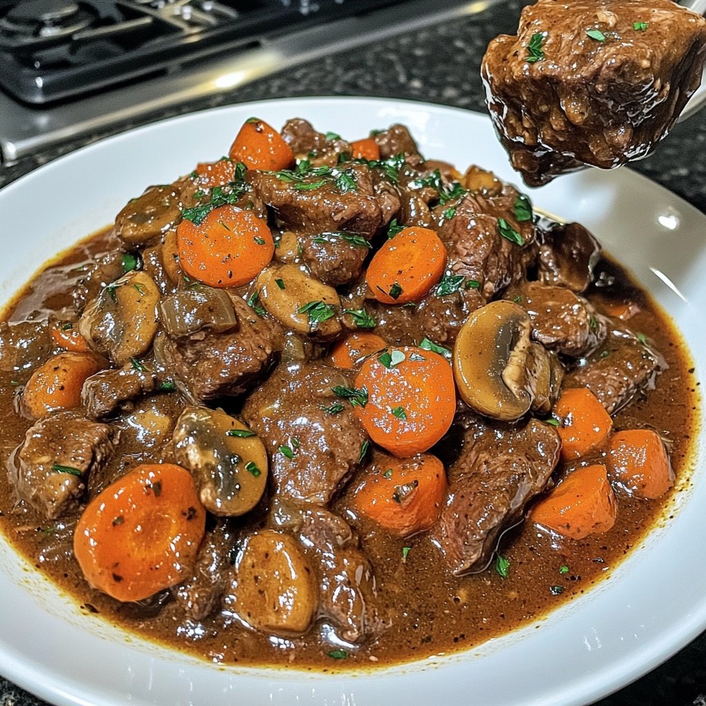 Slow Cooker Beef Bourguignon