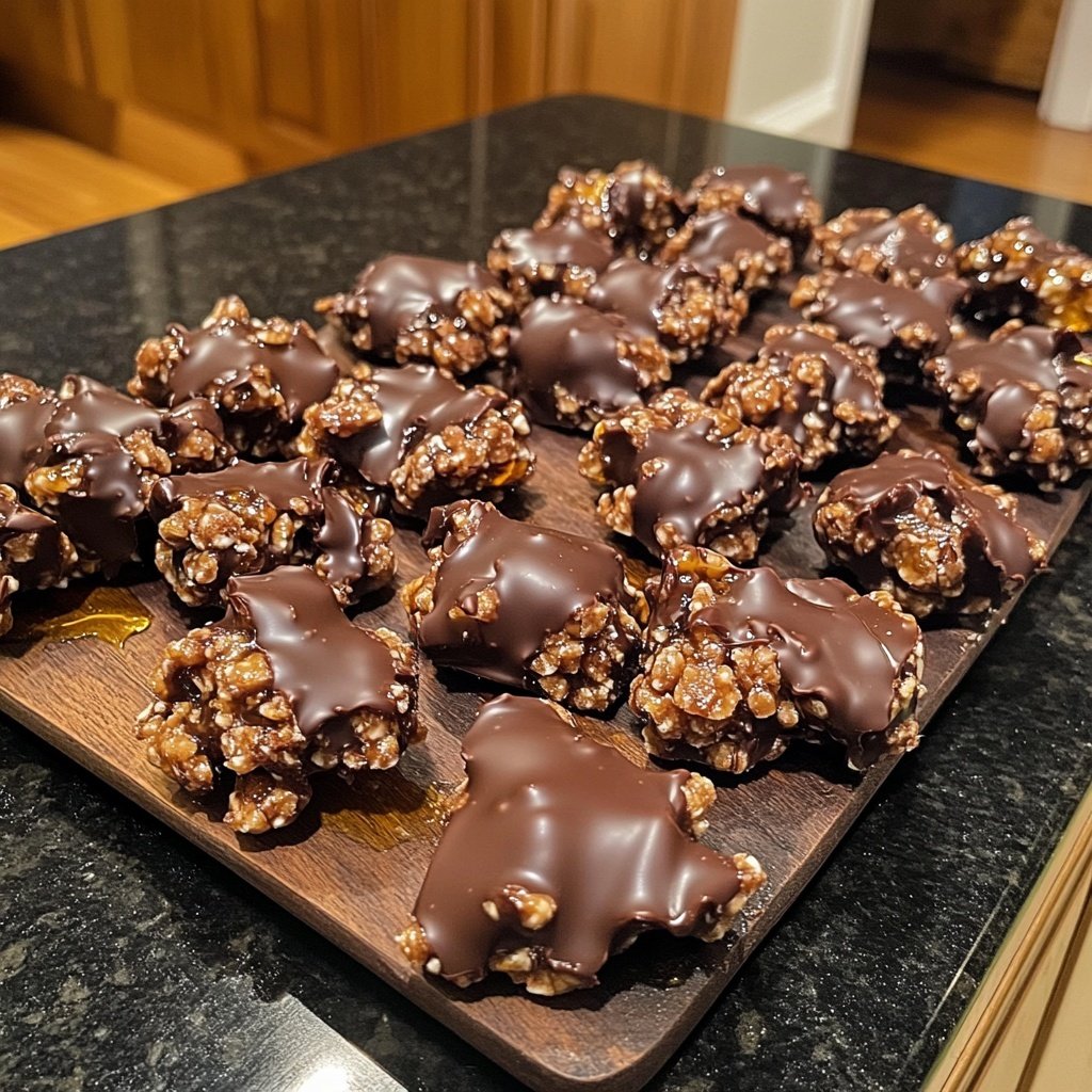 Chocolate Honey Snack Clusters