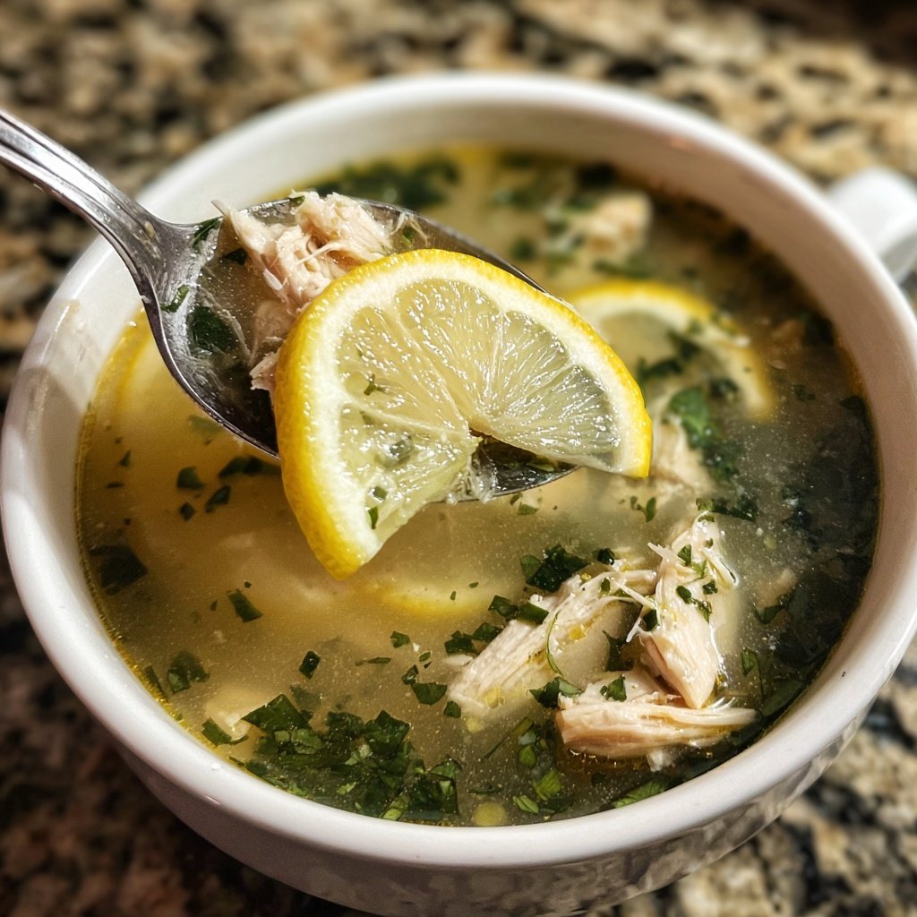 Spring Chicken Soup With Lemon