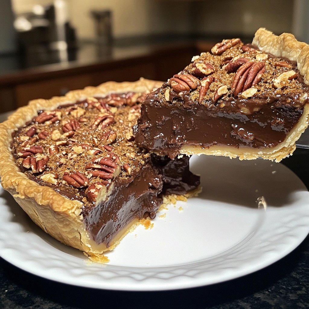 Texas Chocolate Pecan Pie