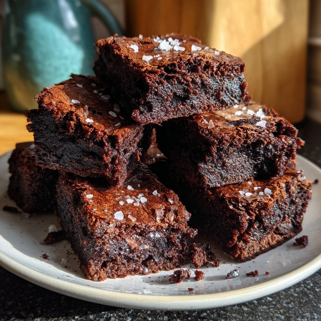 Sourdough Discard Brownies Fudgy