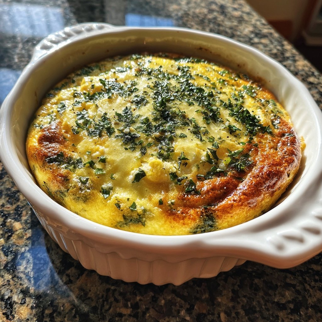Spinach And Feta Egg Bake