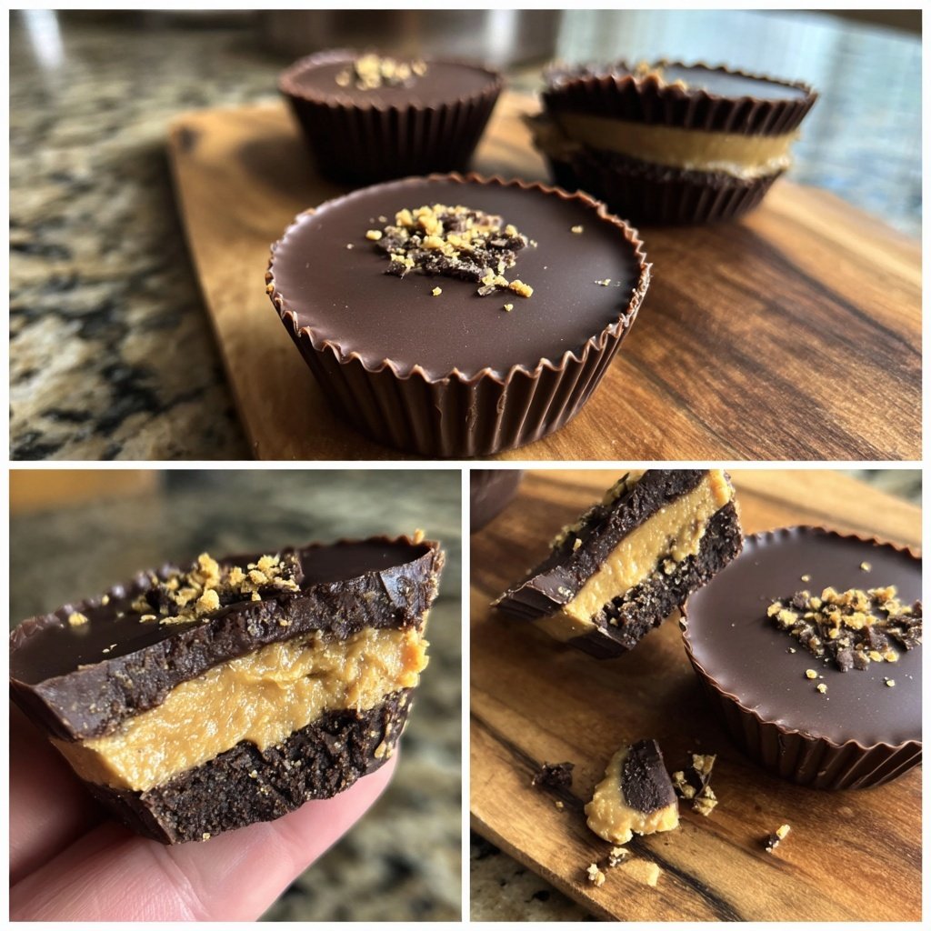 Homemade Reese’s Cups with Sunflower Butter