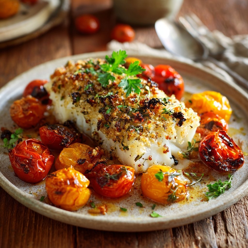 Easy Healthy Baked Cod Dinner