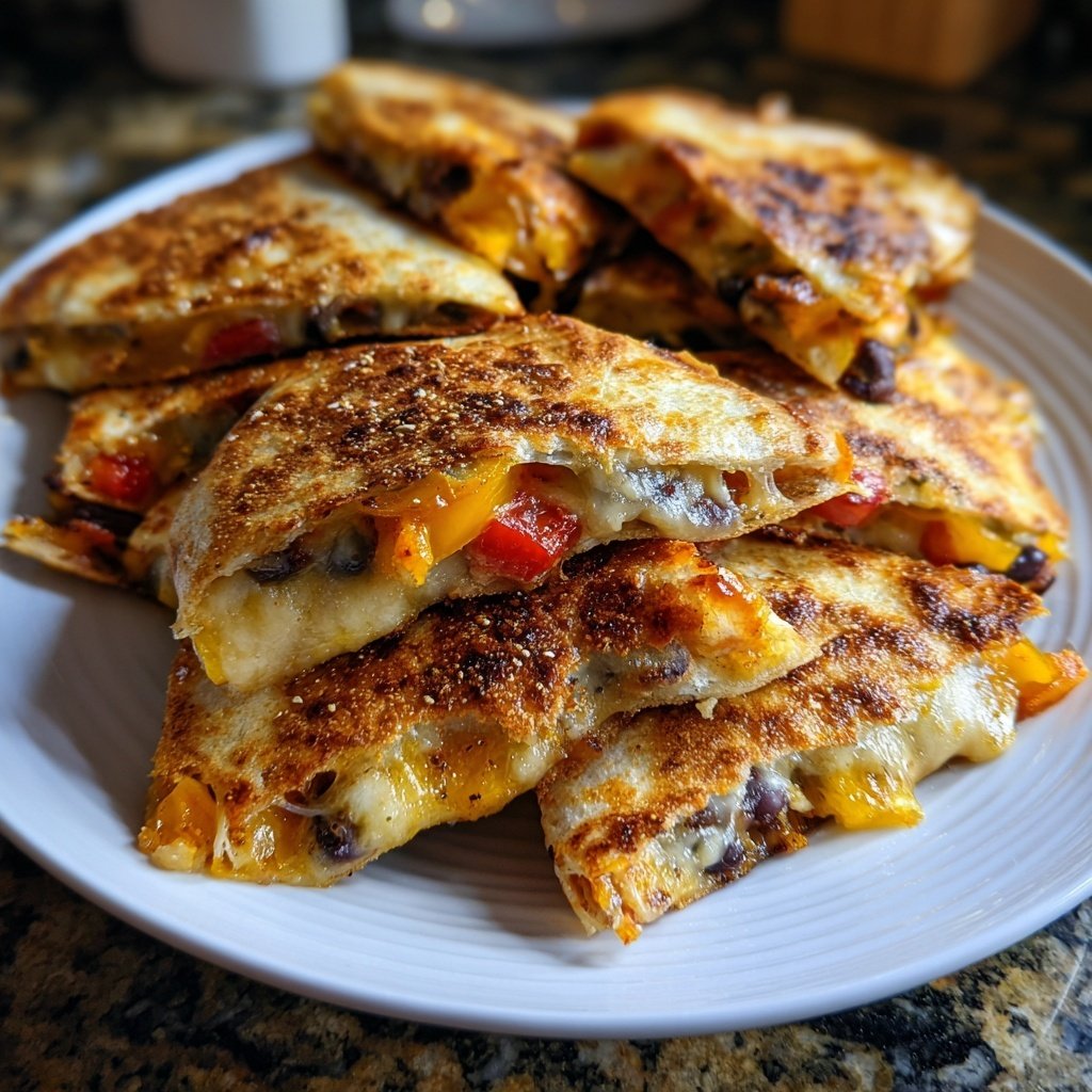 Super Bowl Veggie Quesadilla Bites