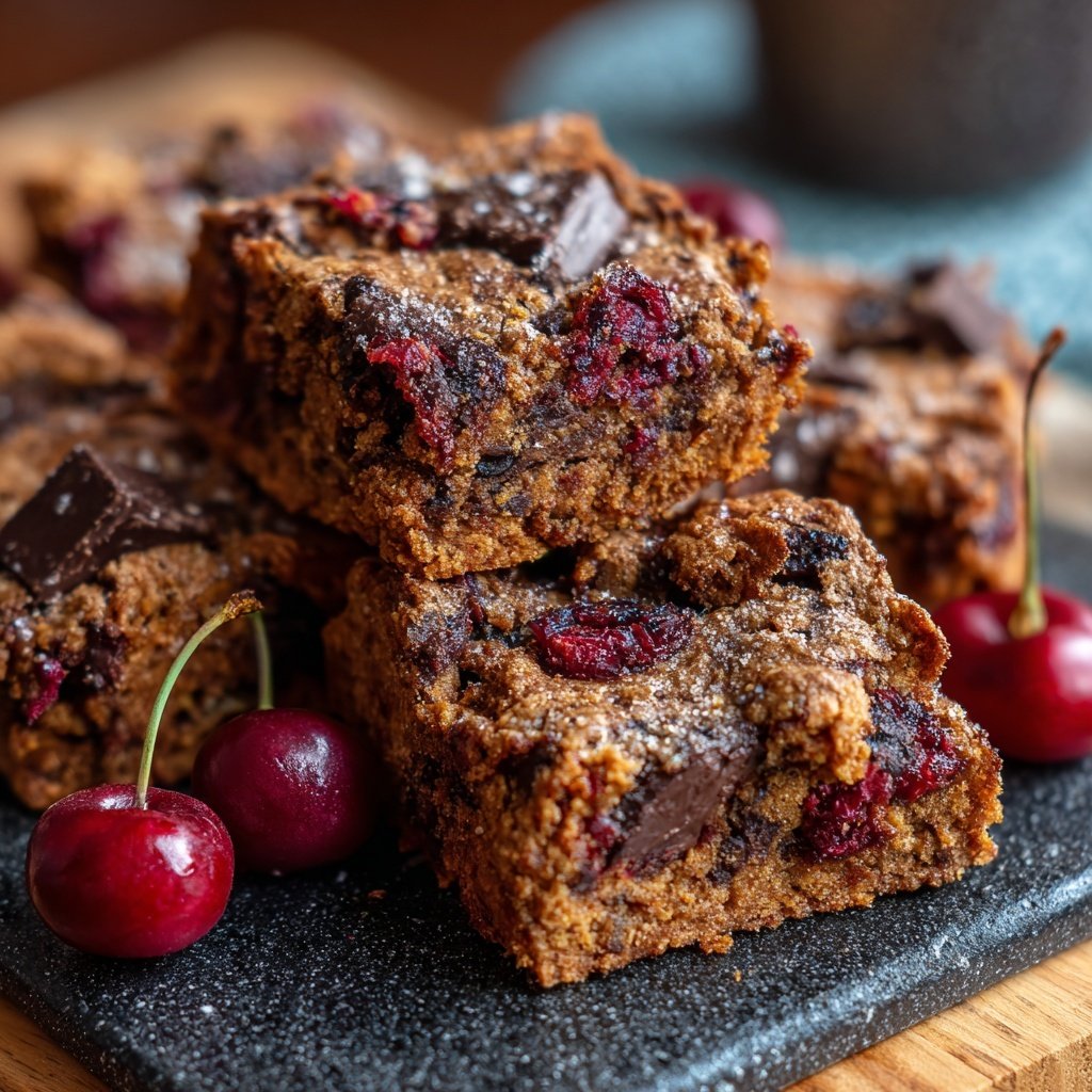 Chocolate Cherry Snack Bars
