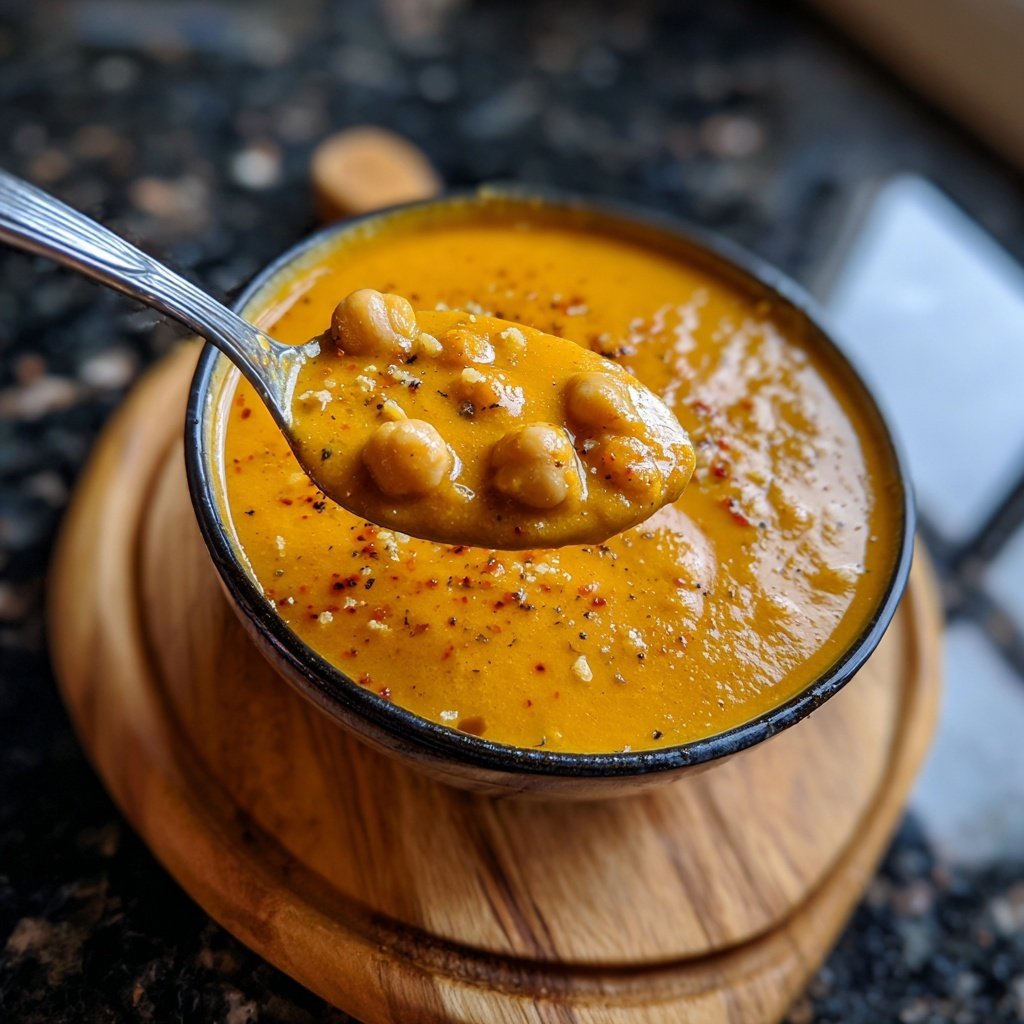 Jamaican Pumpkin Chickpea Soup